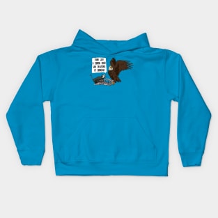 Carrion Eater (no bg) Kids Hoodie